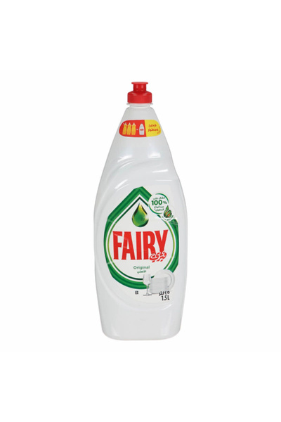 Fairy سائل تنظيف الأطباق الأصلي ذو الرائحة العطرة 1.5 لتر