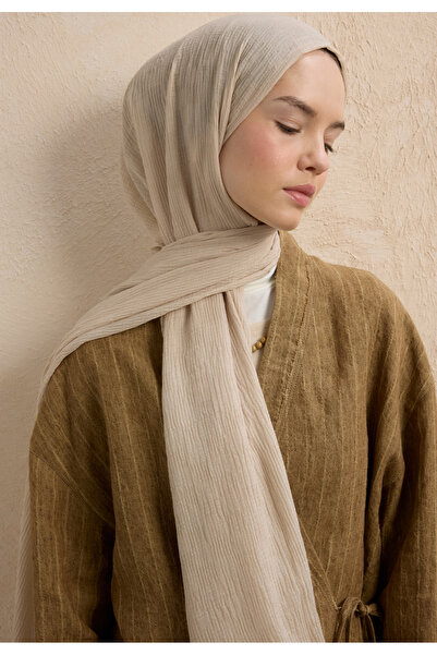 Fresh Modal Checkered Shawl Stone