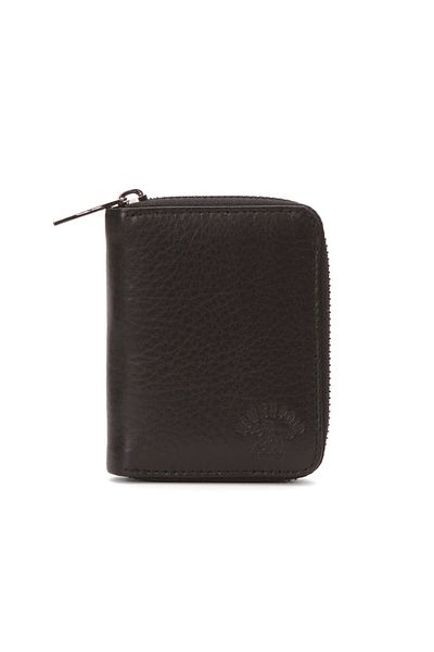 Newish Polo Men's Genuine Leather Wallet and Card Holder - Black