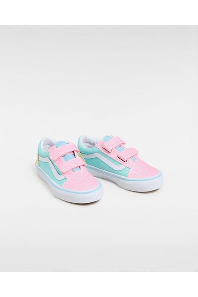 Vans Girl's Old Skool V Strap Sneakers