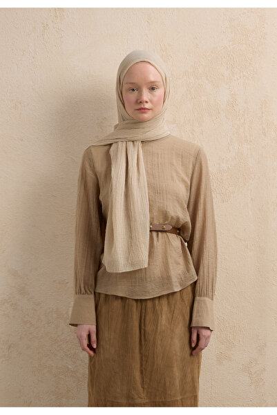 Fresh Modal Krinkil Shawl Stone