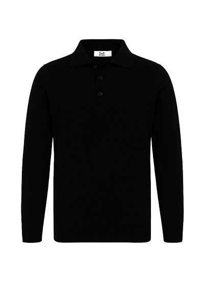 SÜVARİ Comfortable Fit Wool Polo Neck Slim Knitwear Sweater