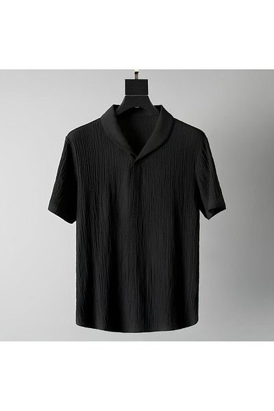 Fifty Color Unisex Women/Men's Custom Wrinkled Crinkle Fabric Summer Lycra Short Sleeve T-Shirt Tracksuit Clothes Set