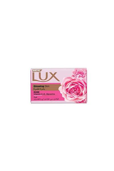 LUX Lux Body Soap with Vitamin C, E & Glycerin, Rose Scent - 170g