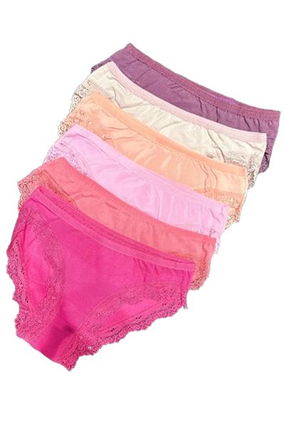 AVES Csipkés Bikini Slip 7 csomagos bugyi