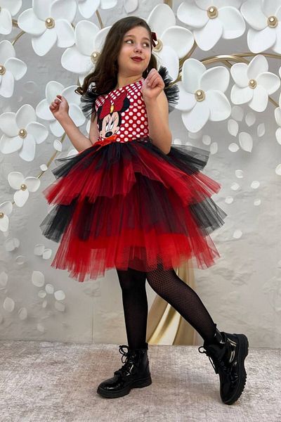 ABİYEKİDS Minnie Costume Birthday Dress Aby212