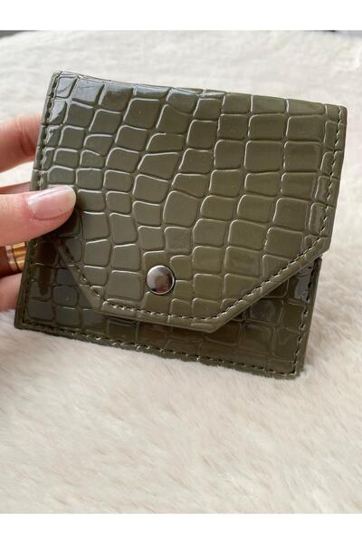 ÇANTA Cat Bag Khaki Green Crochet Pattern Card Holder