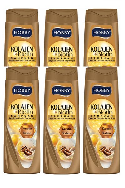 Koroplast Shampoo Keratin Caffeine Weak and Weak Hair 480 ml X 6 Pieces