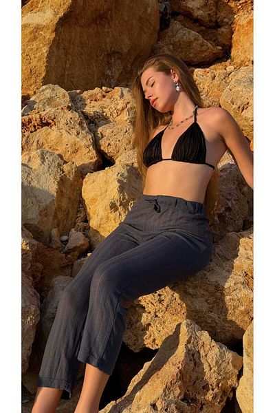 MY Wooft Strappy Night Stylish & Flexible Crop Pajama Set