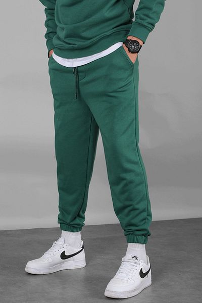 Madmext Ανδρικά αθλητικά παντελόνια Green Basic Regular Fit