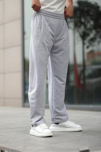 Madmext Graue, entspannt geschnittene Herren-Jogginghose E6560