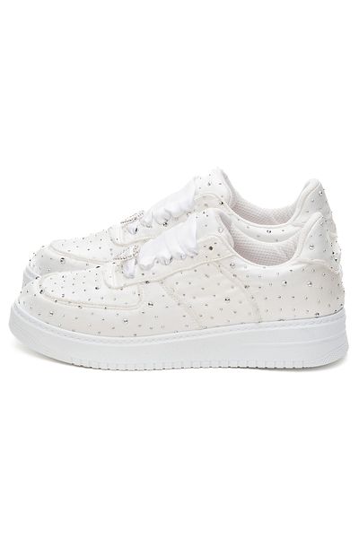 Stilo Pantofi sport albi pentru femei cu talpă ușoară Stone Pantofi cu design special