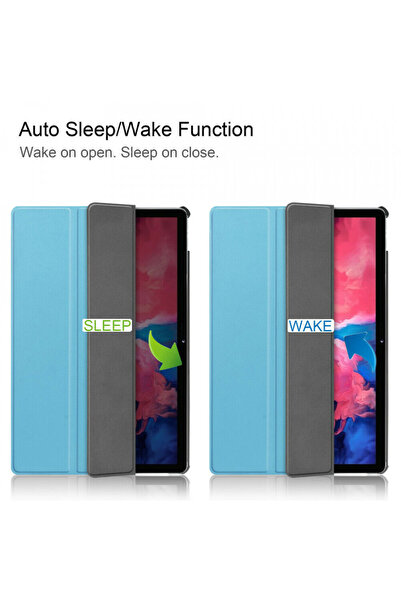 G Golden Case Smart Cover Lenovo Tab P11 TB-J606F TB-J606X 11 inch (2020) blue