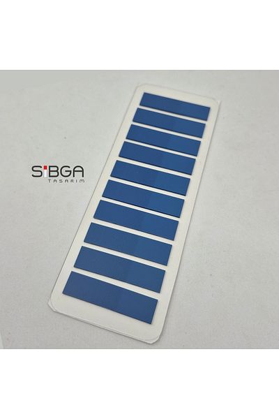 sibga tasarım Transparent Dark Blue Postit Post-It Post It. Book Marker Bookmark Postit Sticker Note Paper 200 Sheets