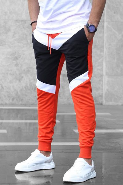Madmext Color Blocked Orange αθλητική φόρμα 2927