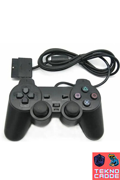 beboncool Playstation 2 Playstation 1 Uyumlu Dual Vibration Kablolu Oyun Kolu Joystick