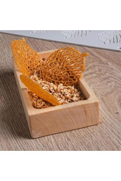 La Pavoni Silicone mold, leaf pattern, Pavoni Autumn, 8 cavities