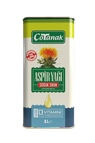 Çotanak 1 Lt Soğuk Sıkım Aspir Yağı