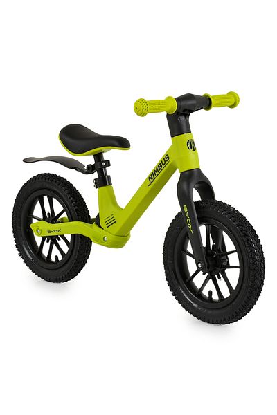 OEM Byox Nimbus Volt Green 12 Inch Balance Bike, Wheels with Light Effects, Adjustable Seat
