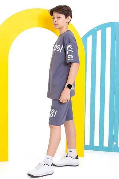 tunays shopping Boy's Pocket Bottom Top Shorts Suit
