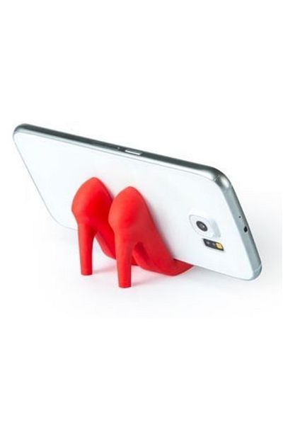 Generic Red heel-shaped phone holder