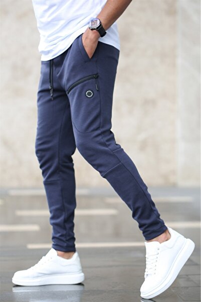 Madmext Basic Lacivert Eşofman 4207
