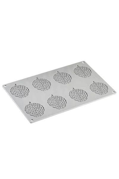 La Pavoni Silicone mold, leaf pattern, Pavoni Autumn, 8 cavities