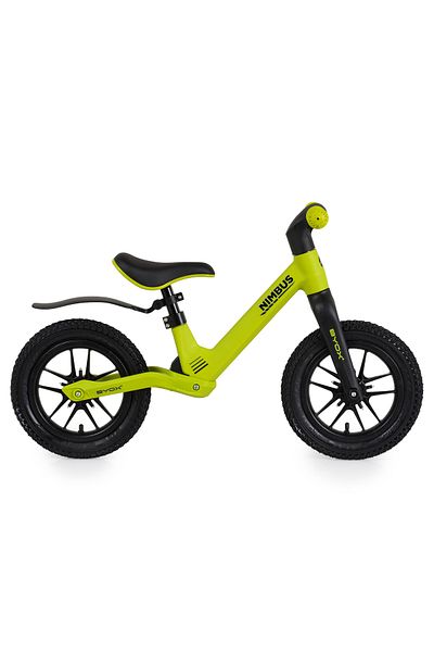 OEM Byox Nimbus Volt Green 12 Inch Balance Bike, Wheels with Light Effects, Adjustable Seat