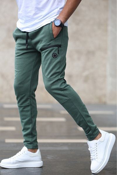 Madmext Basic Khaki Tracksuit 4207