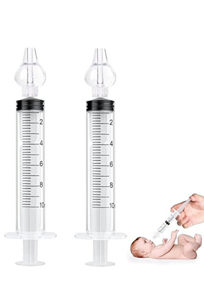 ealoni Bebek Burun Temizleme Şırıngası Silikon Uçlu, Taşınabilir ve Kolay Tem...