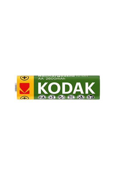 Kodak Kodak AA 2-Cells 2600mAh Ni-MH 1.2V HR6 - MN1500 Rechargeable Batteries