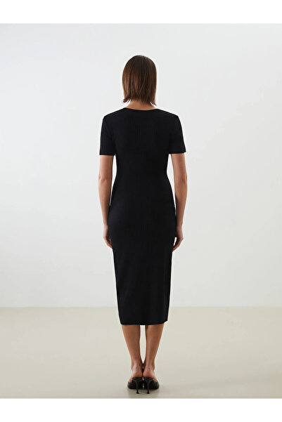 LC Waikiki Vision U Yaka Kadın Super Skinny Bodycon Elbise