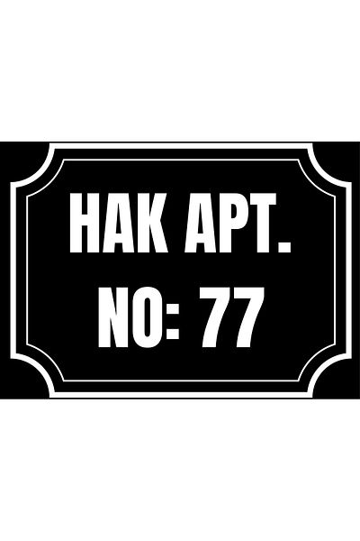 Girl Power 35 X 25 cm Apartment Sign Sheet 3 mm Foil Printing on Dekota