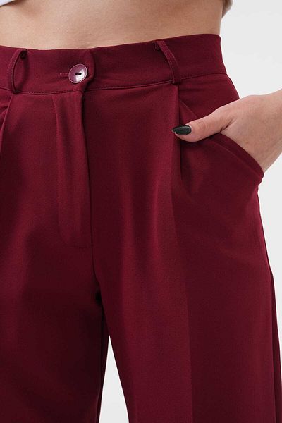 H&A İSTANBUL Women's New Season Pleated Fabric High Waist Palazzo Pants