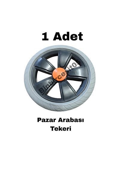 efmues Pazar Arabası tekeri 1 adet Plastik Teker
