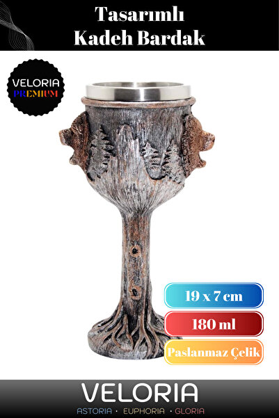Veloria Premium Dekoratif Sevgiliye Arkadaşa Hediyelik Paslanmaz Çelik Özel T...