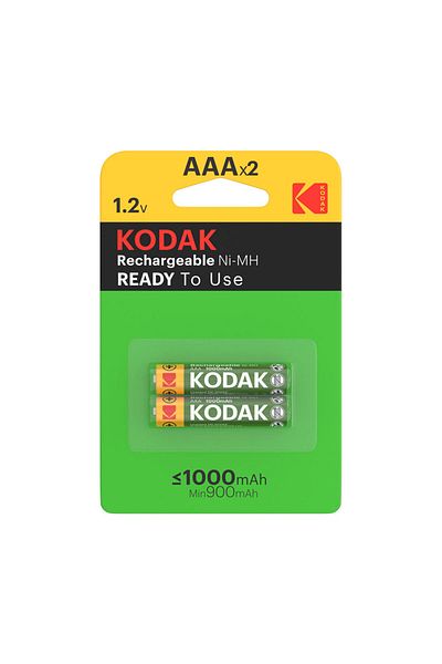 Kodak Kodak AAA 2-Cells 1000mAh Ni-MH 1.2V HR03 - MN2400 Rechargeable Batteries