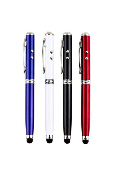 G Golden Case Stylus Pen Cherry with laser, flashlight and black ink pen