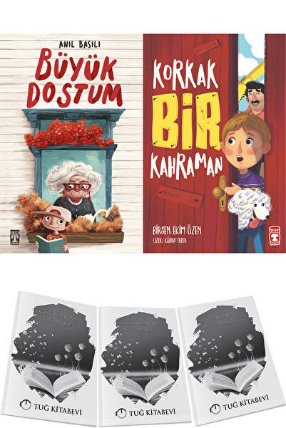 Timaş Yayınları Büyük Dostum ve Korkak Bir Kahraman + Hediyeli
