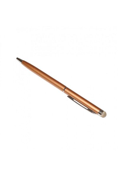 G Golden Case Microfiber stylus with built-in pen, generation 2, gold