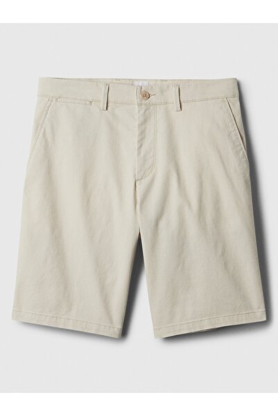 GAP Erkek Kırık Beyaz Essential Khaki Şort
