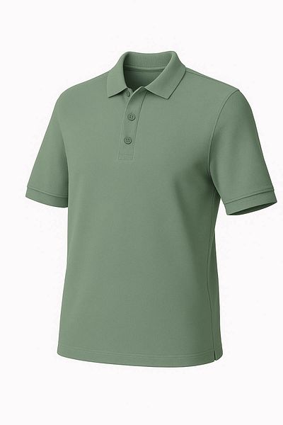 trender Polo Neck Green Men's T-Shirt 2127