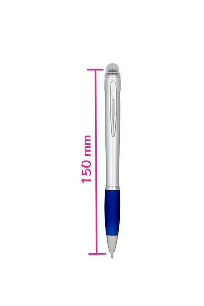 G Golden Case Stylus Pen with light, Nash Glow UP, Silver