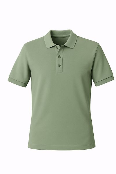 trender Polo Neck Green Men's T-Shirt 2127
