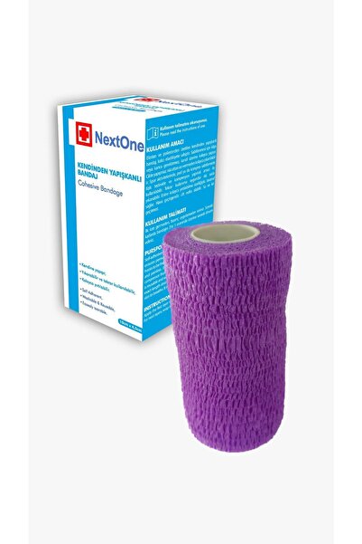 Nextone medikal Kendinden Yapışkanlı Bandaj 10cm*4,5m Mor
