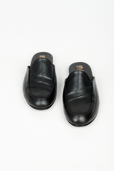 DEPASSE Black Men's Home Guest Dowry and Groom Slippers