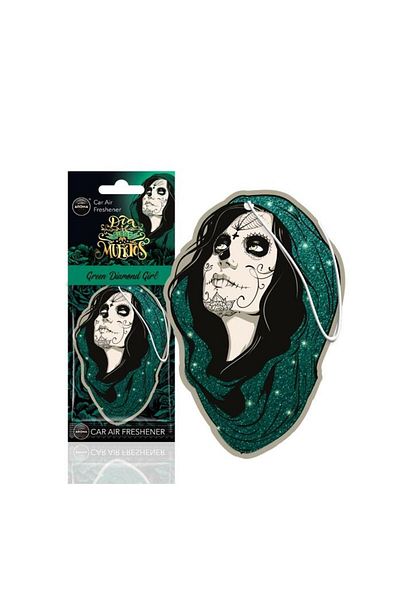Karaca Odorizant Auto AROMA DIA DE LOS MUERTOS Green Diamond Girl