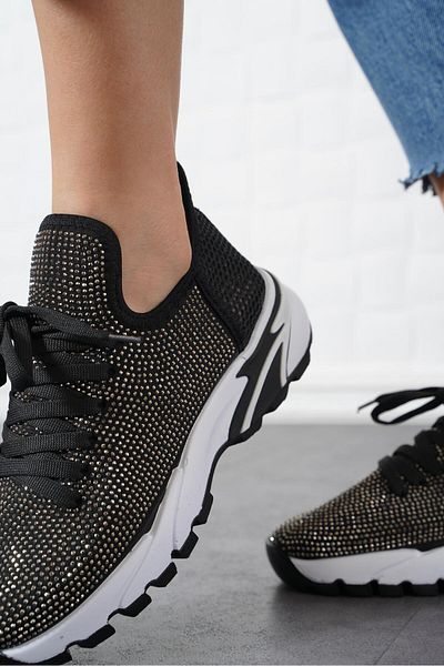 Moda Pie Black Stone Complete Women's Sports Shoes - Wasmet