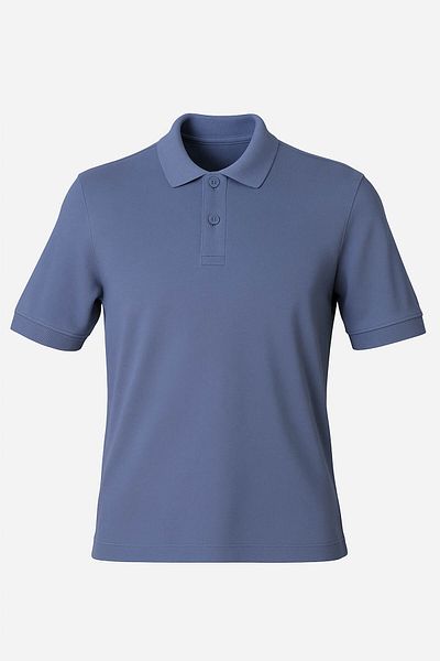 trender Polo Neck Blue Men's T-Shirt 2127