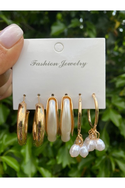 Gozibygoz مجموعة من 3 أقراط